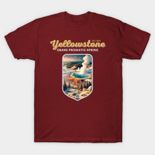 USA - NATIONAL PARK - YELLOWSTONE Grand Prismatic Spring - 3 T-Shirt